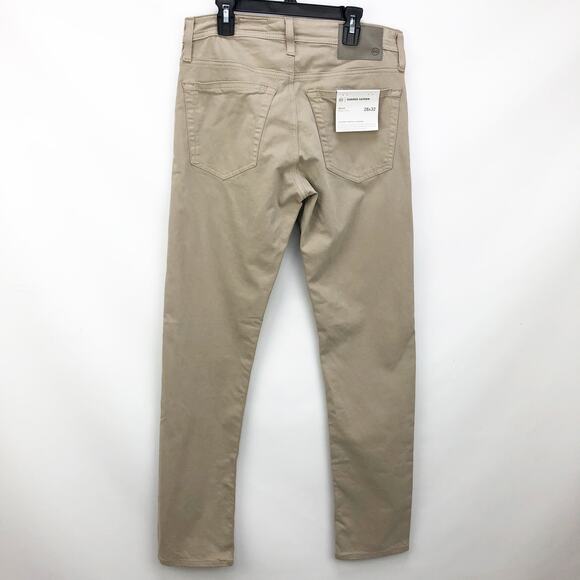 AG Adriano Goldschmeid Mens Tellis Twill Pants 28x32 Tan Khaki Slim Fit NWT - Picture 4 of 9